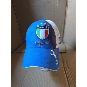 Italia‎ Azzurri Soccer Baseball Cap Hat Italy Italian Football Fan